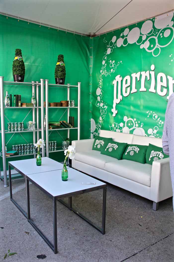 Perrier Sponsors Booth