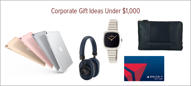 Corporate Gift Ideas Under $1000